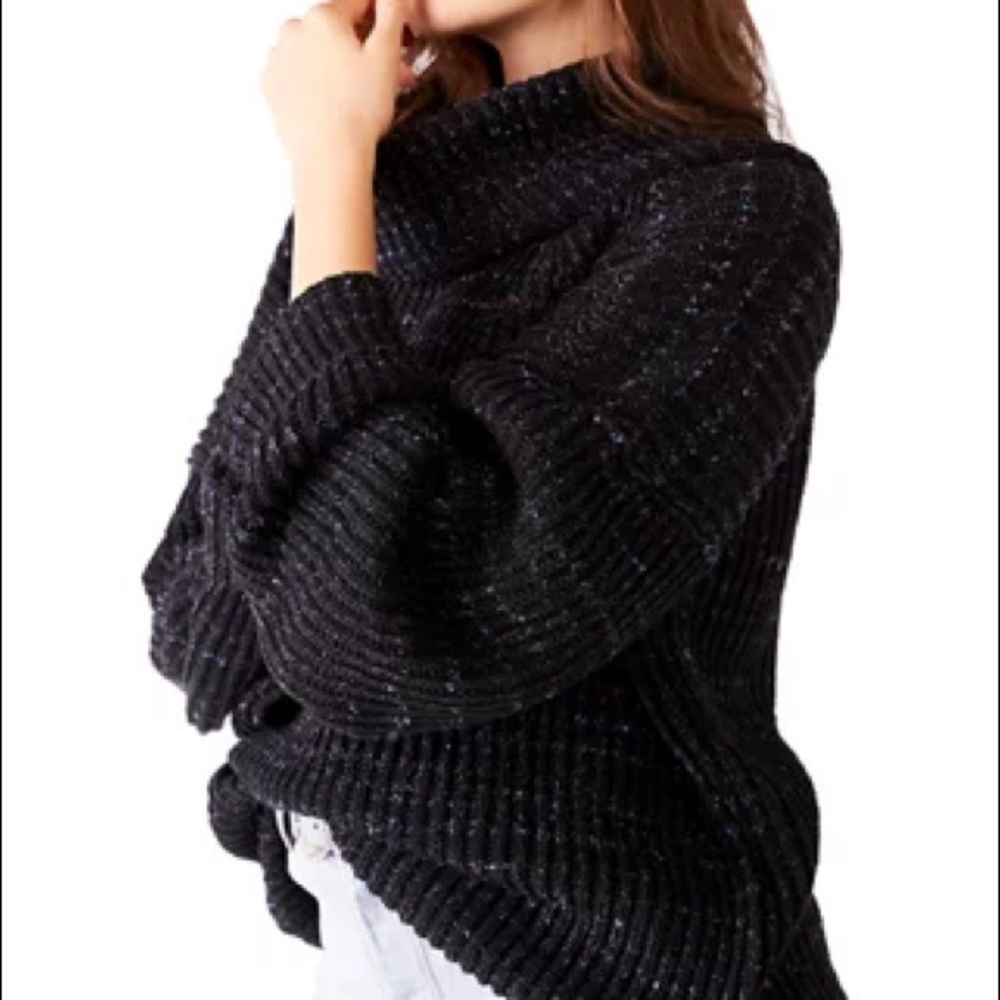 NWT Free People Leo Tunic Sweater - Blacklight Party - Picture 3 of 11